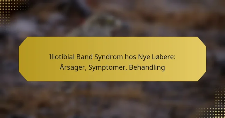 Iliotibial Band Syndrom hos Nye Løbere: Årsager, Symptomer, Behandling